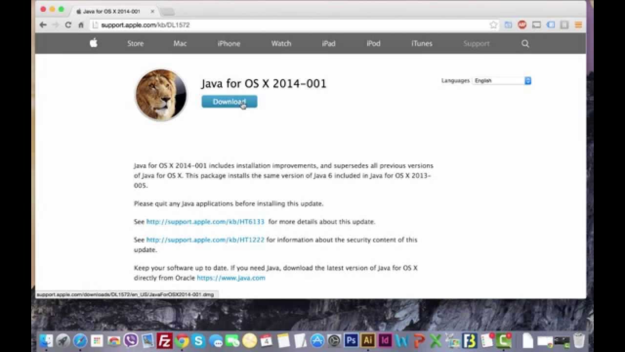 legacy java se 6 runtime for mac